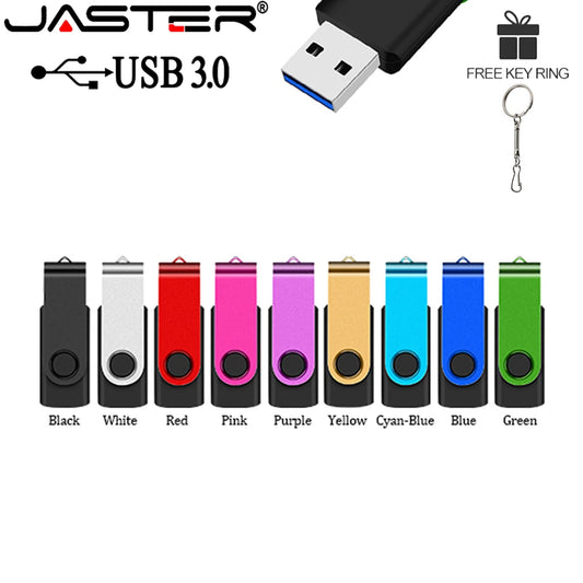 У - Тарелка USB 32GB Flash Drive 16GB Memory Stick Metal Jump Drive Swivel Pendrive Portable 64GB 128GB USB 3.0 Pen Drives for Fast Data Transfer