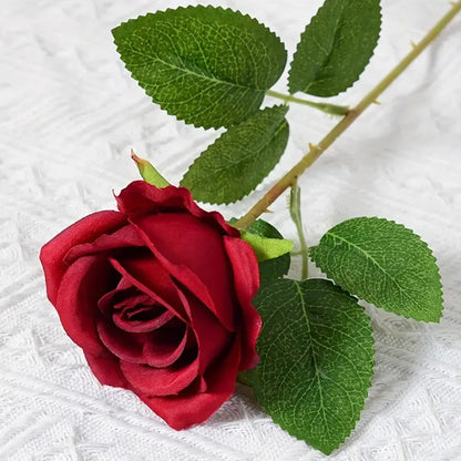 Lifelike Silk Blue Rose Artificial Flowers for Weddings, Home, Anniversary, Birthday, Party Decor - 3/5pcs Pack