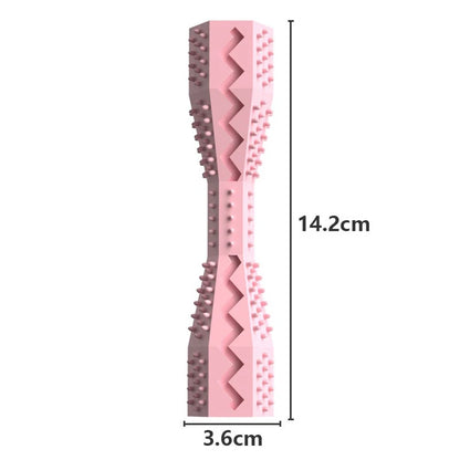 Durable Hexagonal Dog Chew Toy Stick for Teeth Cleaning, Interactive Pet Chew, Bite-Resistant, Suitable for All Dog Sizes, Promotes Healthy Gums and Exercise