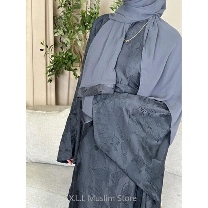 Women's Abayas 2024 Eid Ramadan Luxury Caftan Long Dresses Muslim Kaftan Robe for Special Occasions and Everyday Elegance
