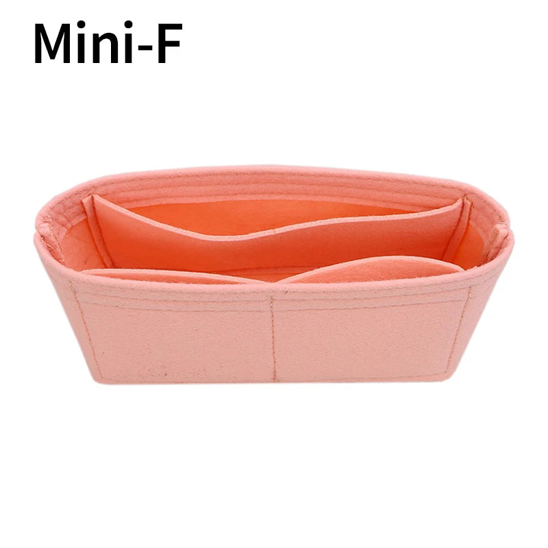 bag organizer for longchamp small tote bag timid bag storage & finishing inner bag liner handbags insert organizer fit mini size with zipper and multiple pockets