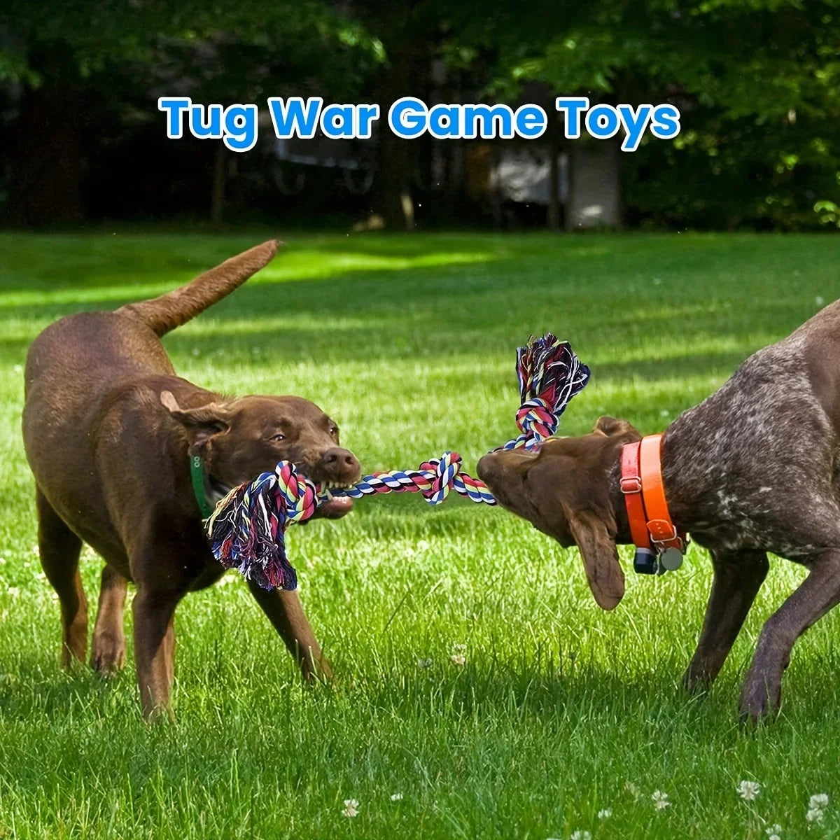 tough linen knot dog chew toys, durable rope for medium & large dogs, safe teething, interactive tug of war play, non-toxic, heavy-duty chewing solution