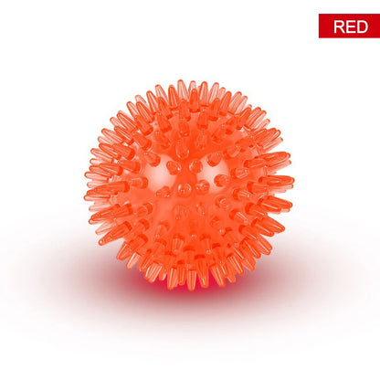Interactive Sound Ball for Cats & Dogs - Durable Chew Toy, Dental Health, Engaging Noise, Thorn Texture, Exercise & Training Aid, Plastic Pet Toy for Active Playtime