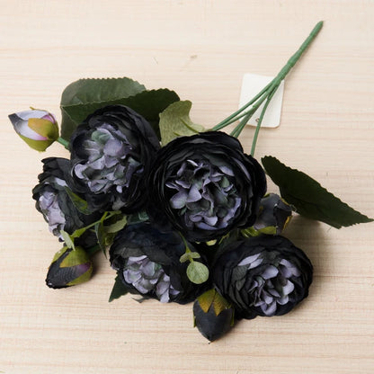 Silk Peony Rose Artificial Flower Bouquet for Wedding, Home Decor, Bridal Props, Indoor Events, Gift Arrangement, Photography Backdrop, Versatile Floral Accent