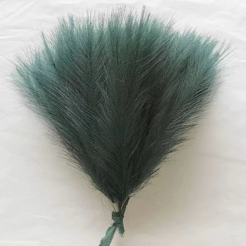 artificial pampas grass bouquet | 1/5/10/30 stems | boho wedding décor | home floral arrangement | indoor plastic faux flowers | party table decorations