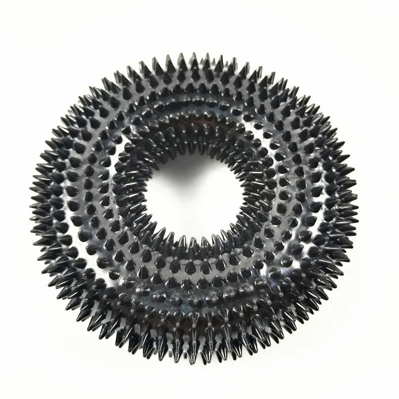 durable rubber dog chew toy for large dogs, indestructible squeaky teething aid, promotes dental health, interactive for training and play, ideal for enthusiastic chewers