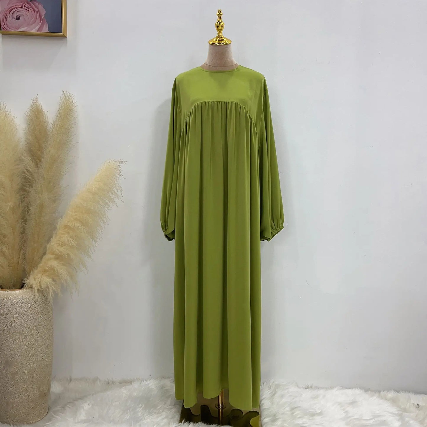 modest loose muslim dress abaya eid ramadan elegant with pocket for women, comfortable fit, stylish design, perfect for prayer and daily wear, various colors available