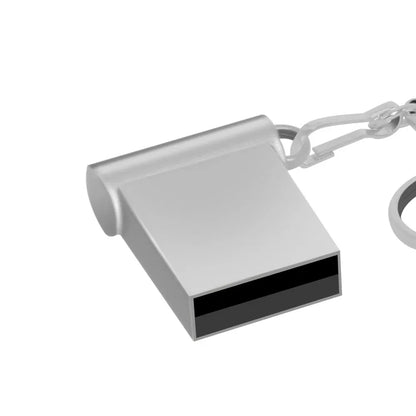 Mini Metal USB Flash Drive 4GB-64GB Waterproof Storage Device, High-Speed USB 2.0 Memory Stick for Photography, Business, Weddings, and Gifts