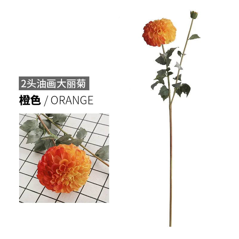 artistic white artificial flower branch 100cm | silk texture | home & event decor | ideal for weddings, anniversaries & indoor decoration