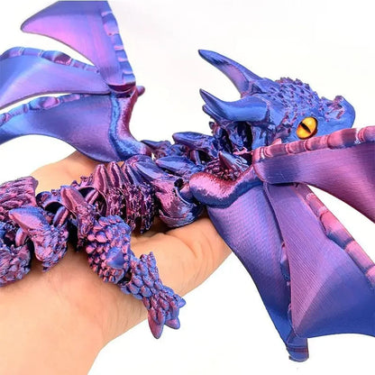 3D Dragon Rotatable Articulated Dragon Kid Gifts Realistic Statue Decor