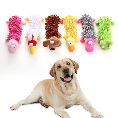 Interactive Squeaky Plush Dog Toy | Soft Fleece for Puppies & Small Dogs | Safe, Durable, Stimulating Play | Ideal for Exercise & Indoor Fun | Perfect Gift for Pet Owners