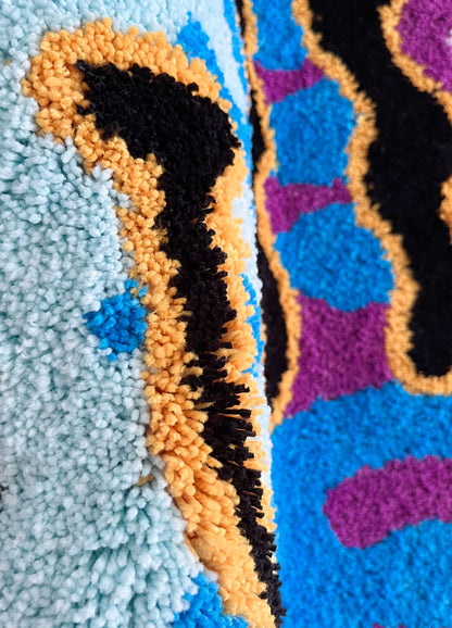 Magical Nordic Tufting Rug Bedroom Mat Geometric Living Room Carpet Aesthetic Home Decor Non-Slip Floor Tidy Foot Pad Bedside Doormat