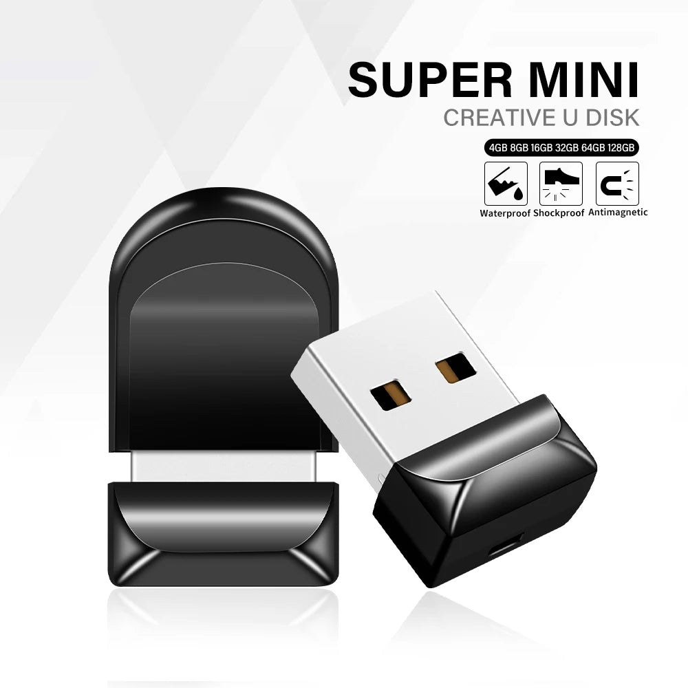 128gb usb 2.0 flash drive oval pen drive high speed memory stick for data transfer, storage, business gifts, key chain accessory