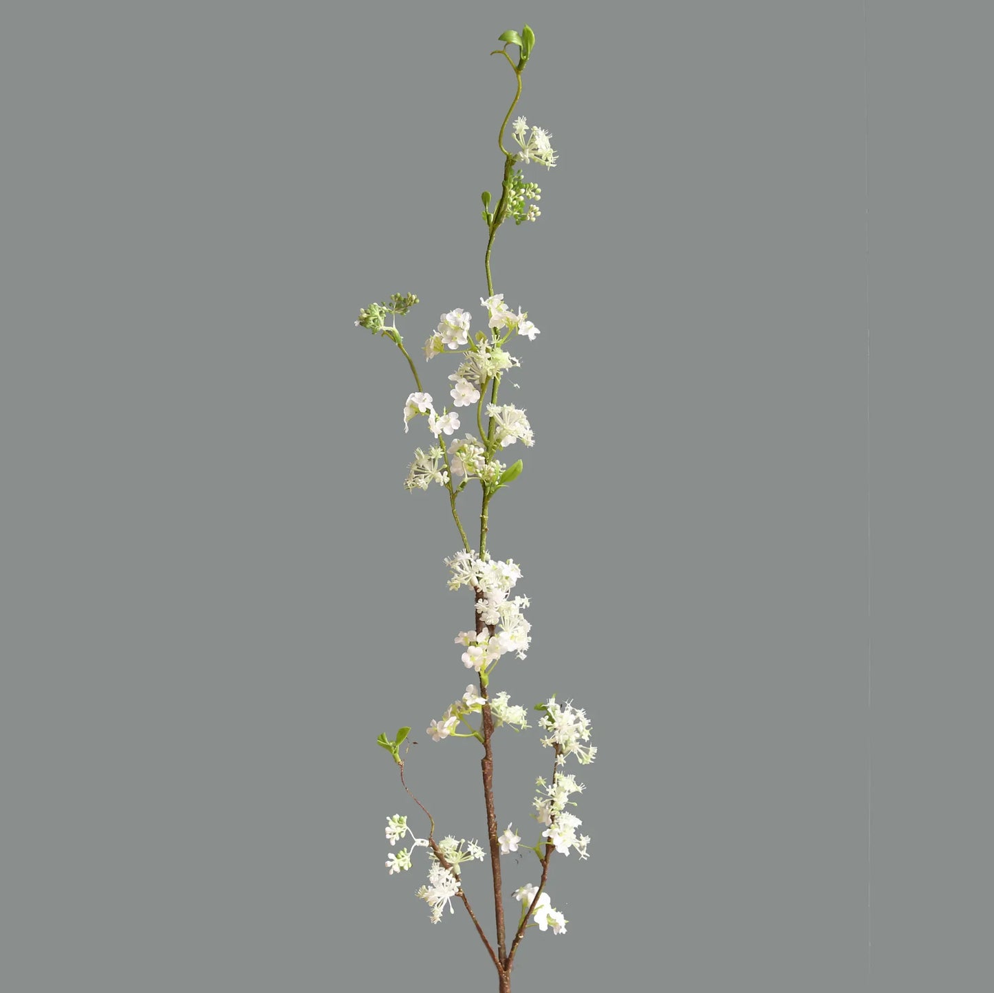 artistic white artificial flower branch 100cm | silk texture | home & event decor | ideal for weddings, anniversaries & indoor decoration