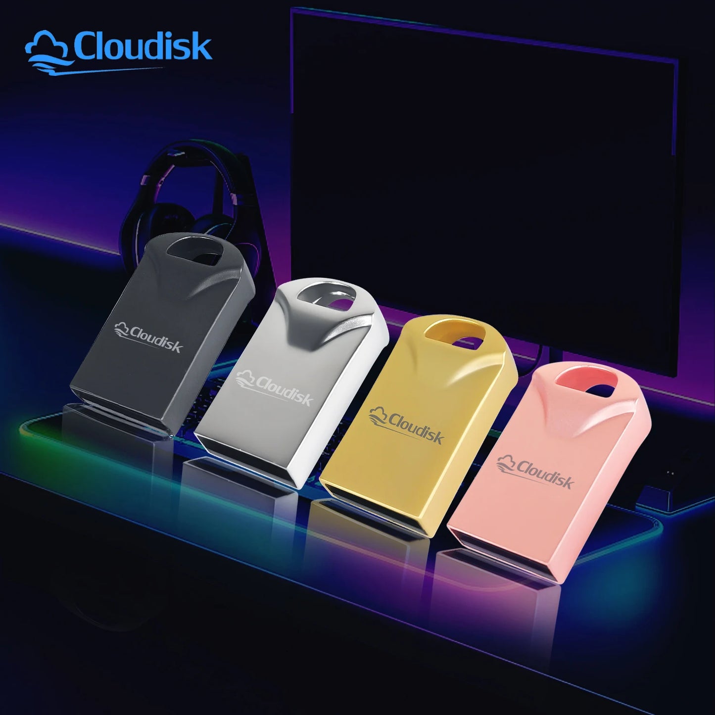 waterproof metal usb flash drive 1gb-64gb, mini pendrive usb2.0 for pc laptop storage, ce/fcc/rohs certified, various capacities