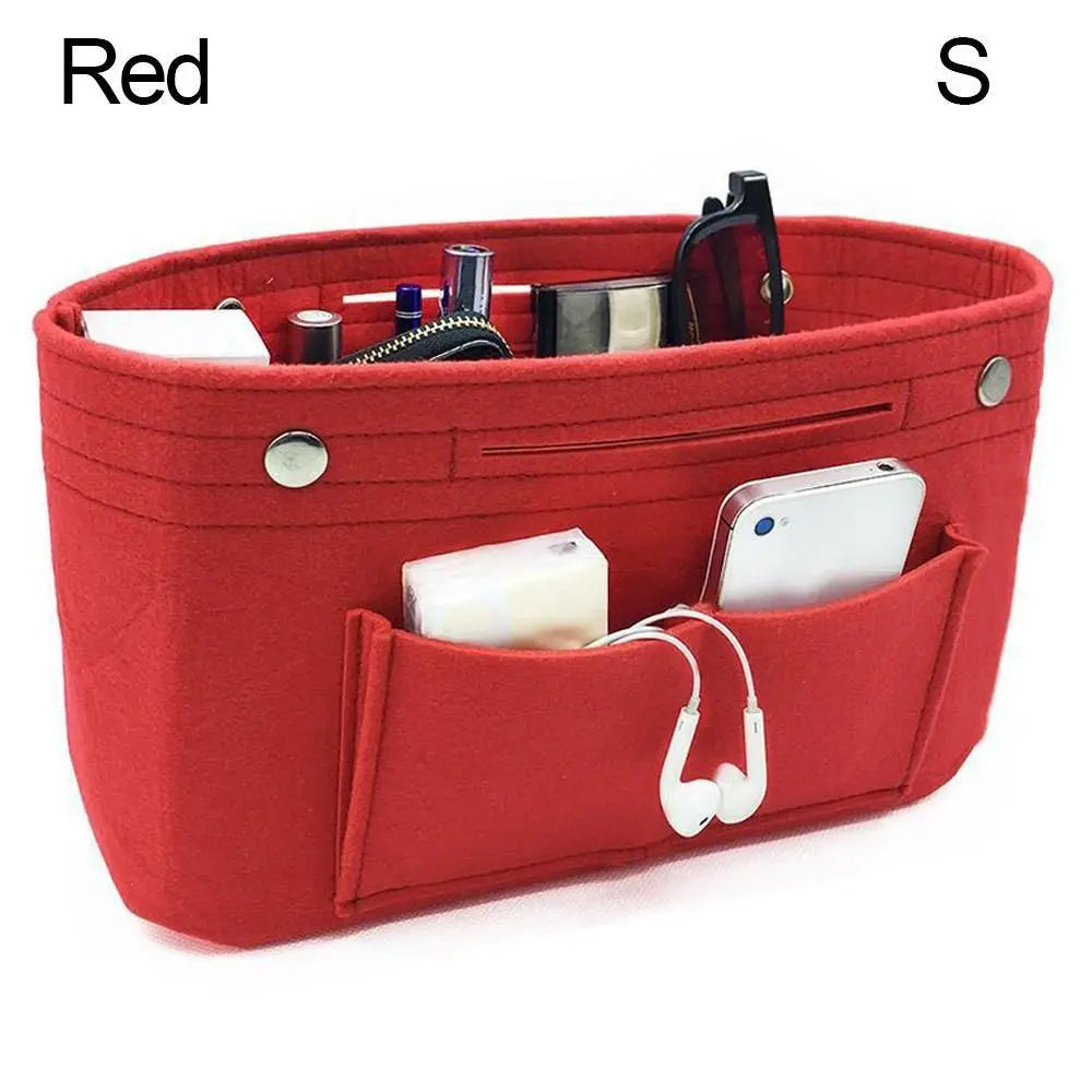 soft pouch organizer felt insert bag inner bag handbag insert bag purse linerfor longchamp le pliage backpack bag
