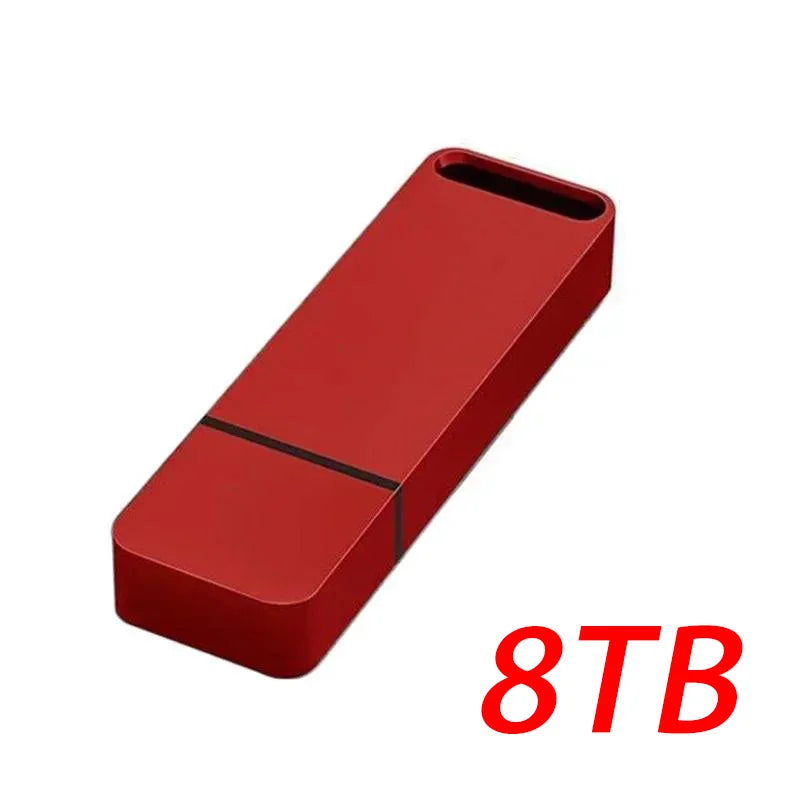 16tb usb3.2 flash drive, otg portable storage device, metal body, high speed transfer, waterproof memory stick, compatible with type-c and computers