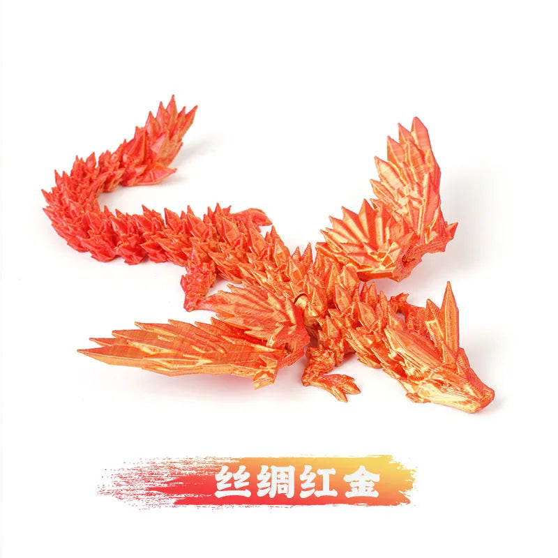 3d dragon rotatable articulated dragon egg kid gifts realistic dragon statue for landscaping decoration printed figures animals