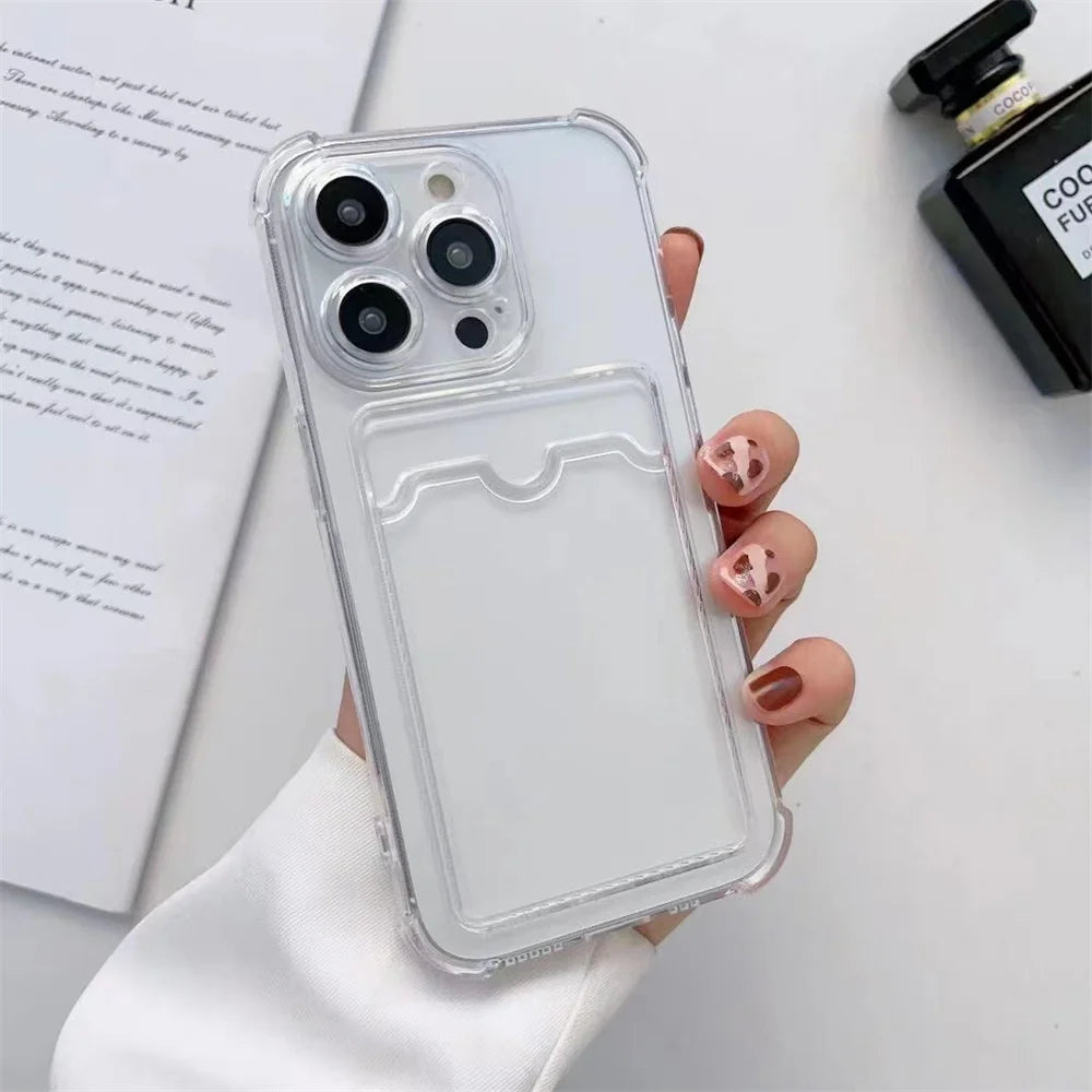 shockproof clear silicone case for iphone 14/15/16 plus, pro, max - anti-fingerprint, water-resistant, dustproof protection