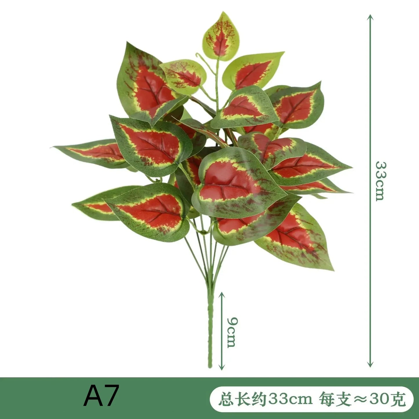 artificial eucalyptus leaf branch, plastic decorative plant for bridal shower, desktop or outdoor use, cloth texture, perfect for exhibitions and home decor