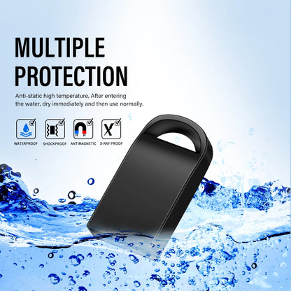 Mini Metal USB Flash Drive 64GB 32GB Waterproof High-Speed Stick for Business, Photography, and Wedding Gifts - USB 2.0 U Disk in Black and Silver