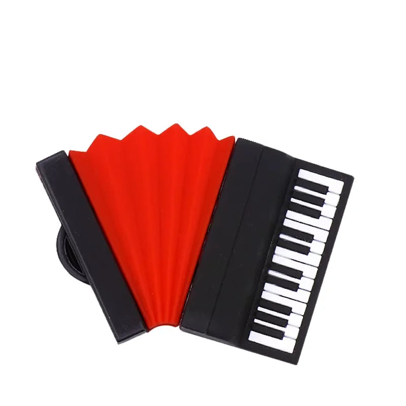 musical instrument usb flash drive 64gb/32gb/128gb silicone pen drive, piano guitar violin design, usb2.0 memory stick for data storage and transfer