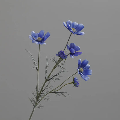 Artificial Gerbera Daisy Flower 60cm White Silk Stem for Home, Wedding, Table, Indoor Decor - Perfect for Anniversary, Baby Shower, Bridal Party, Birthday, Housewarming