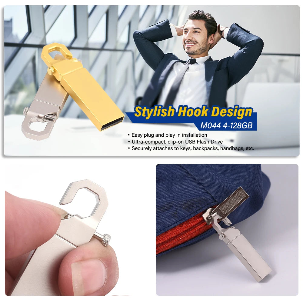 waterproof metal usb 2.0 flash drive 128gb portable memory stick 64gb 100% real capacity pen drive 32gb high speed u disk 16gb shatterproof usb memory stick