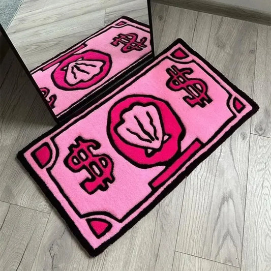 VIKAMA Coin Imitation Cashmere Carpet Spongebob Squarepants Bedroom Living Room Blanket Home Decor Non-Slip Waterproof Decorative Rug