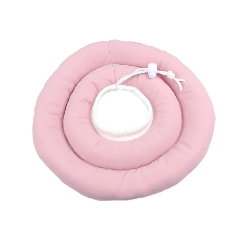 b0d3w94knf pink usa pet dog cat protection collar adjustable elizabethan collar wounds recovery collar waterproof dog & cat neck cones
