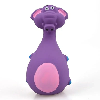 Latex Animal-Shaped Squeaky Dog Toy - Durable, Bite-Resistant, Fun Pet Play for Small to Large Dogs, Ideal for Chewing and Engaging Playtime Activities