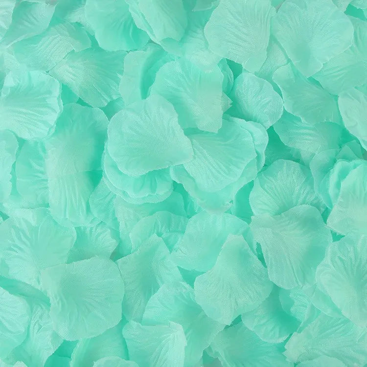 artificial silk rose petals 1000pcs for romantic occasions, wedding, anniversary, proposal, valentine's floral decor, non-woven indoor home decoration