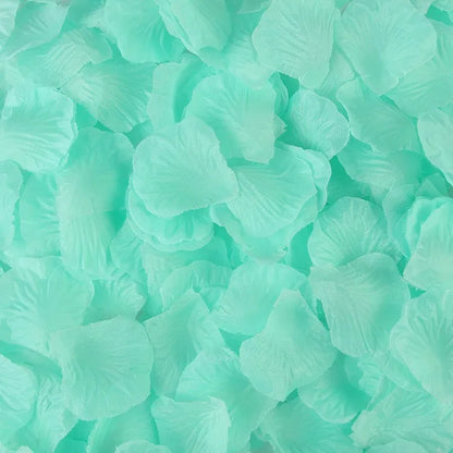 Artificial Silk Rose Petals 1000pcs for Romantic Occasions, Wedding, Anniversary, Proposal, Valentine's Floral Decor, Non-Woven Indoor Home Decoration