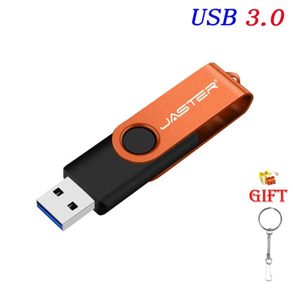 У - Тарелка USB 32GB Flash Drive 16GB Memory Stick Metal Jump Drive Swivel Pendrive Portable 64GB 128GB USB 3.0 Pen Drives for Fast Data Transfer