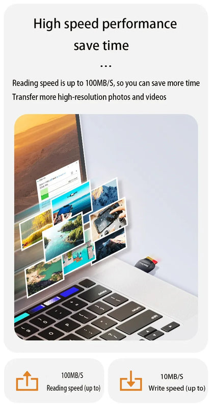 100% Genuine Micro TF 64GB SD Card Class 10 High Speed Memory Card for Mobile Phones UAV and More - Supports 128GB 32GB 16GB 8GB Flash Storage