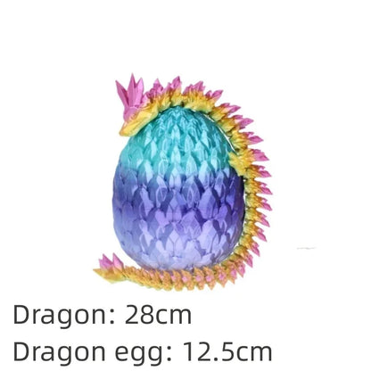 3D Printed 12inch Crystal Dragon Egg Fidget Toy for Adults Gifts