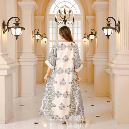 Turkey Party Evening Dresses Eid Ramadan Abaya Spring Summer 2024 Kaftan Robe for Women - Elegant Kaftan Dress for Festive Celebrations and Special Occasions