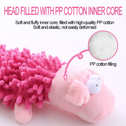 Interactive Squeaky Plush Dog Toy | Soft Fleece for Puppies & Small Dogs | Safe, Durable, Stimulating Play | Ideal for Exercise & Indoor Fun | Perfect Gift for Pet Owners