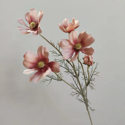 Artificial Silk Gerbera Daisy Flowers, 60cm, White Decorative Bouquet for Home, Wedding, Party, Table Arrangements, Room Decor, Perfect for Events and Gifting