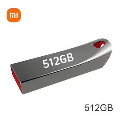 Xiaomi 2TB USB 3.0 Metal Flash Drive High Speed Pendrive Waterproof Portable USB Drive 1TB 512GB 256GB Memoria USB Flash Disk for Data Storage and Backup