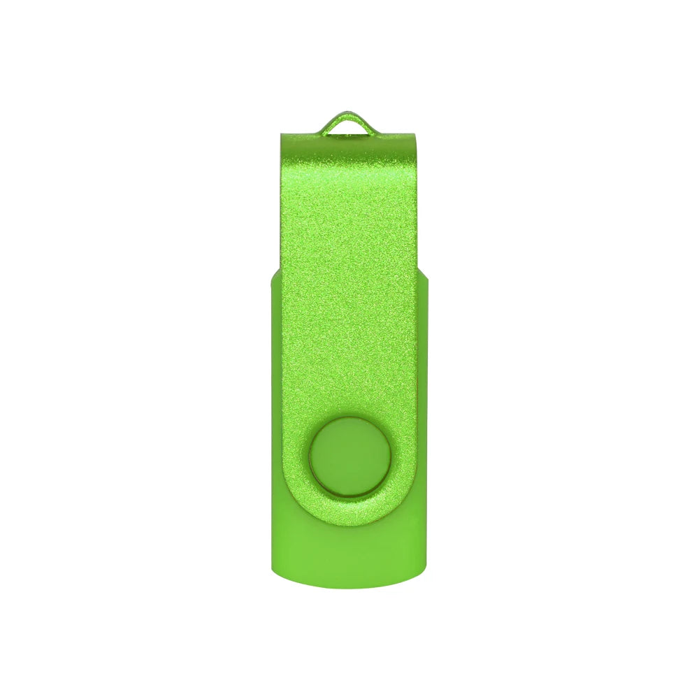 usb flash drive multi-storage options, high-speed metal pen drive, usb 2.0, 128gb/64gb/32gb/16gb/8gb/4gb, universal use for computer, car, tv, 8 colour choices
