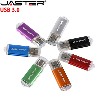 Black USB 3.0 Flash Drive 128GB High Speed Pen Drive 64GB Free Key Chain Memory Stick 32GB Plastic Metal USB Stick 16GB Portable Storage for Laptop and TV