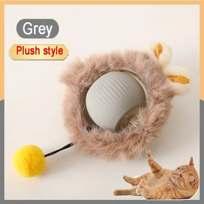 4.462 B0DKJPVJK4 green Automatic Rolling Ball Interactive Ball Cat Toys Pet Supplies Electric Dog and Cat Training To Imitate Rat Rechargeable Products