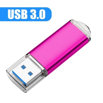 64GB USB 3.0 Metal Flash Drive Waterproof Memory Stick for PC, Car, TV - High-Speed Data Transfer, Durable Storage Solution