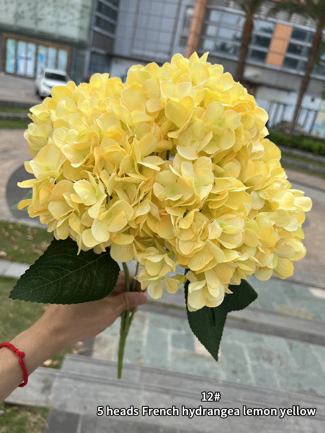 silk hydrangea bouquet artificial flowers for wedding, home decor, diy floral arrangement, bridal baby shower, indoor party decoration, large size