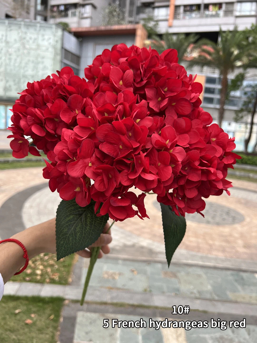 silk hydrangea bouquet artificial flowers for wedding, home decor, diy floral arrangement, bridal baby shower, indoor party decoration, large size