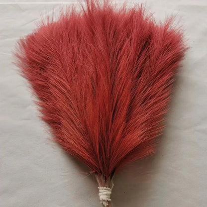 Artificial Pampas Grass Bouquet, 42cm Fake Reed Grass for Boho Decor, Indoor Outdoor Vase Display, Party Bridal Shower Decoration, Plastic Flower Arrangement, Multiple Pack Options