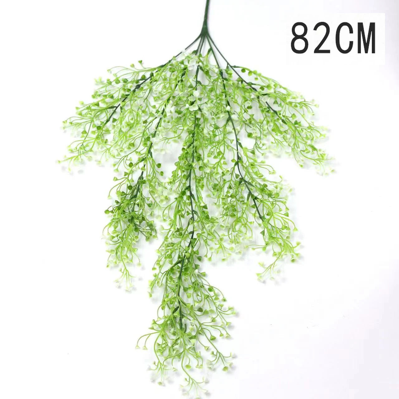 artificial rattan vine hanging wall decor, green leaf branches for outdoor home, bridal shower, exhibition use, plastic silk plant ivy