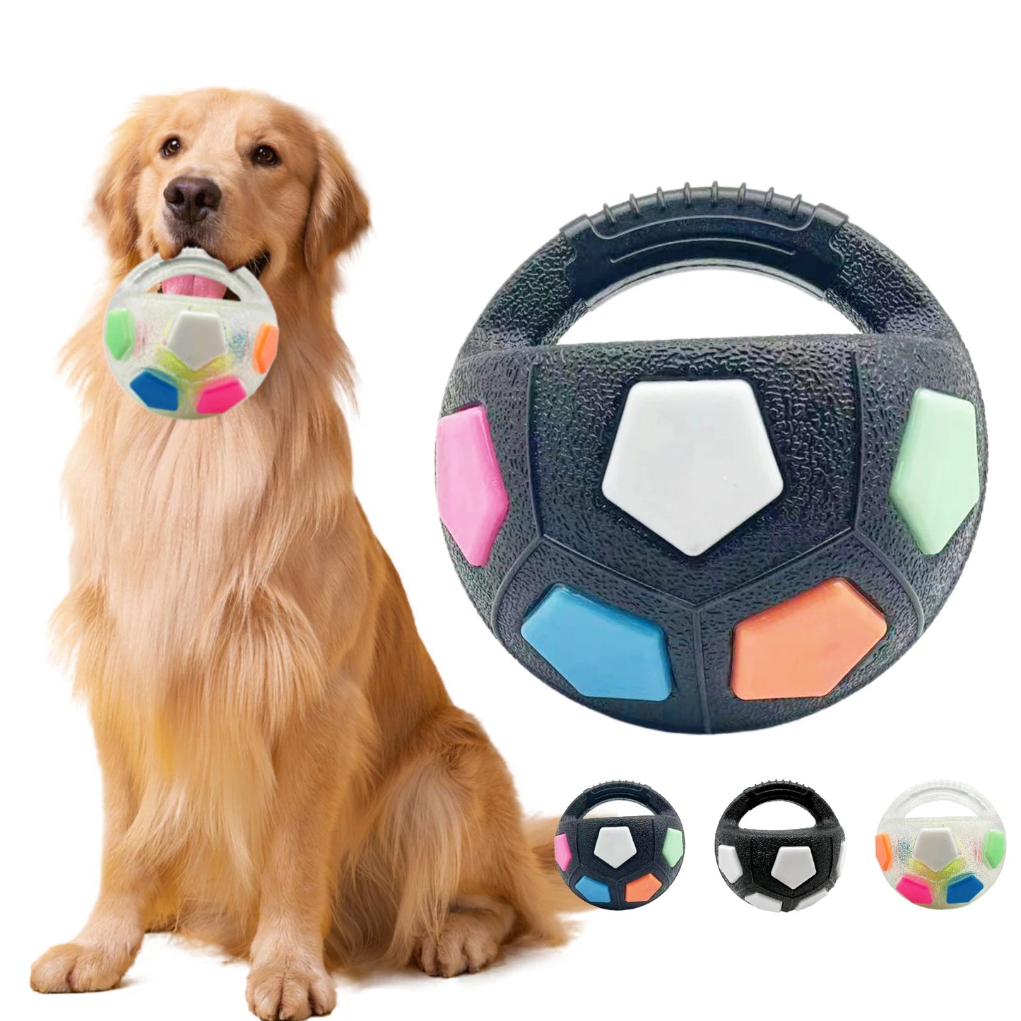 durable rubber squeaky dog toy ball for outdoor play, teething aid for puppies, interactive fetch, chew & exercise, football tennis design, ideal pet gift