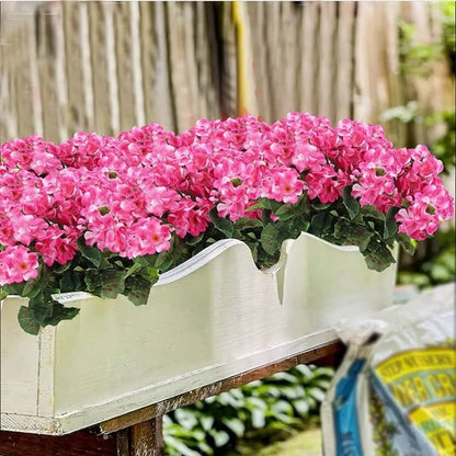Silk Begonia Artificial Flowers Bouquet, Home and Event Decor, Ideal for Weddings, Anniversaries, Birthdays, Indoor Outdoor Use, Elegant Silk Floral Arrangement